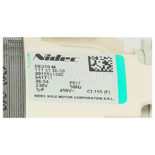 Electrolux Recirculation Pump : Nidec Sole EE270M 1113196-50