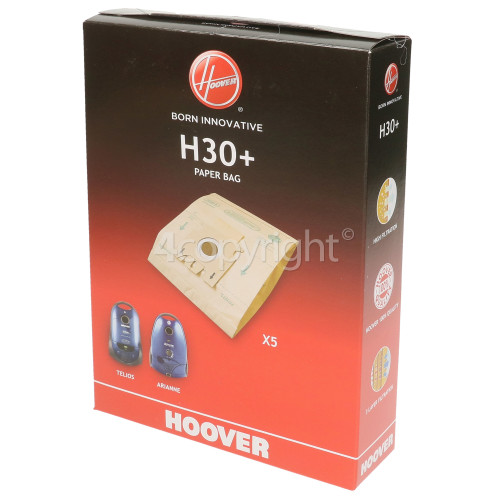 Hoover H30+ Dust Bag (Pack Of 5)