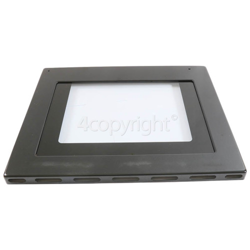 Rangemaster 91780 PROFESSIONAL PLUS 110 IND. BLACK Black Right Hand Oven Outer Door Glass