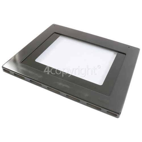 Rangemaster 91780 PROFESSIONAL PLUS 110 IND. BLACK Black Right Hand Oven Outer Door Glass