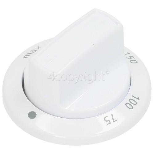 Beko Thermostat Control Knob White bekospares.co.uk