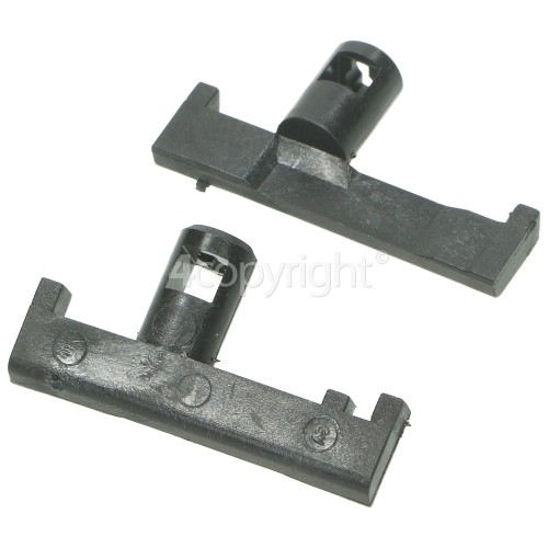 Hygena Decor Door Retainer Clips - Pack Of 2