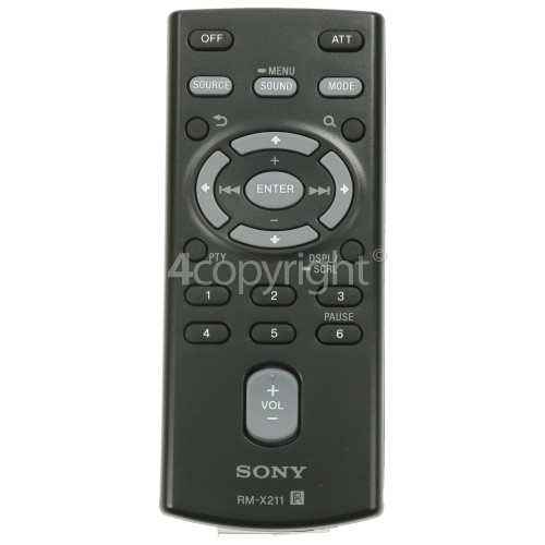 Sony RM X211 In Car Audio Remote Control Spares Parts Accessories for your household appliances 4ourhouse