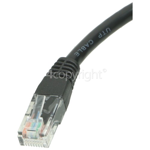 CAT6 RJ45 Patch Lead: Black: 3m