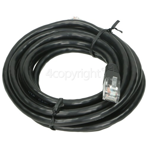 CAT6 RJ45 Patch Lead: Black: 3m