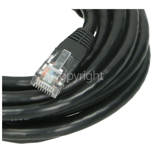 CAT6 RJ45 Patch Lead: Black: 3m