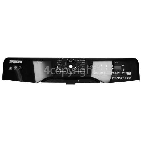 Candy Control Panel Fascia Assembly - Black