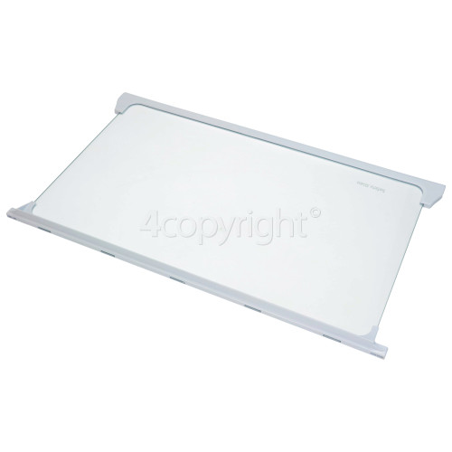 Beko Fridge Upper Glass Shelf 495x293mm bekospares.co.uk