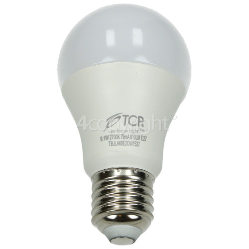 TCP 9.1W ES/E27 LED Non-Dimmable GLS Lamp (Warm White) 60W Equivalent