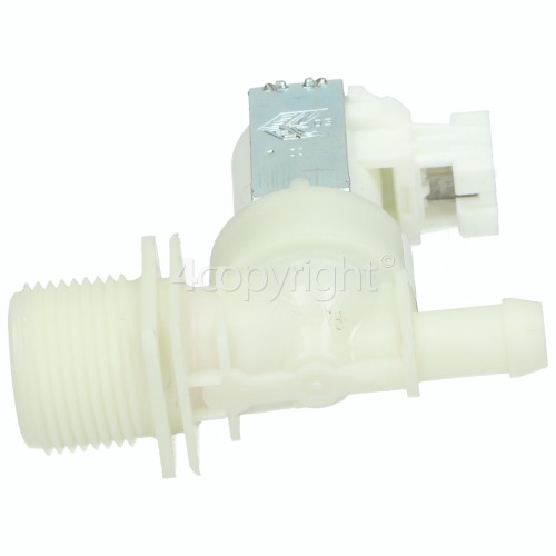Whirlpool W 64/1 IX Cold Water Single Inlet Solenoid Valve : 180Deg. With Protected Tag Fitting & 12 Bore Outlet