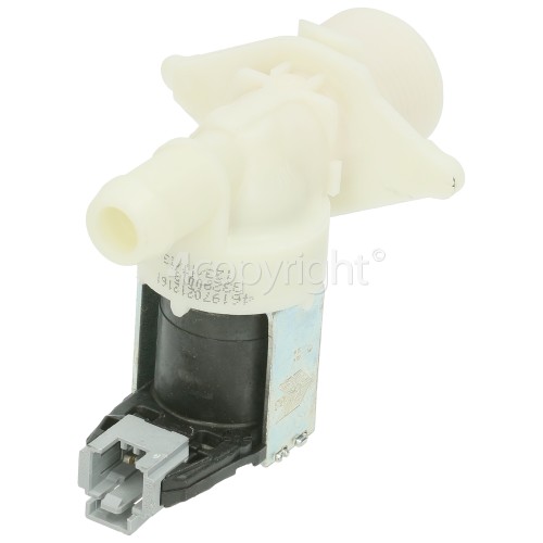 Amana Hot Water Single Inlet Solenoid Valve : 180Deg. With Protected (push) Connector