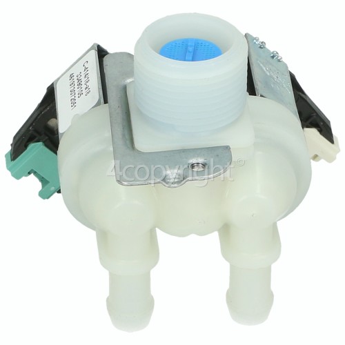 Maytag Cold Water Double Solenoid Inlet Valve : 180Deg. With Protected (push) Connectors & 12 Bore Outlets