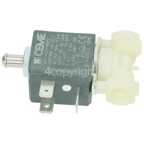 Fits Delonghi Coffee Machine Solenoid Valve Ceme 2 Ways 230v