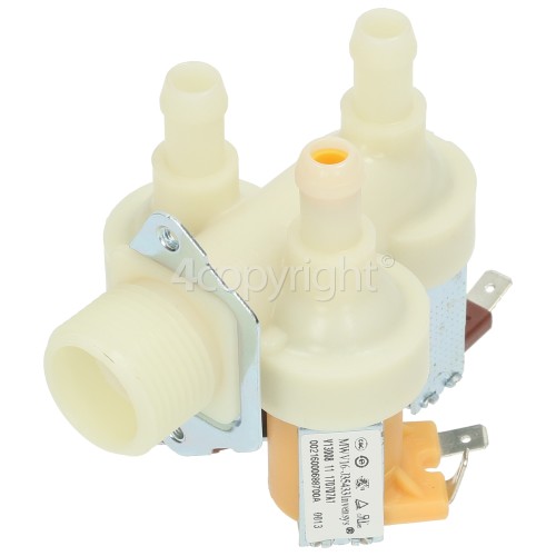 Cold Water Triple Solenoid Inlet Valve : 90Deg. 12 Bore Outlets