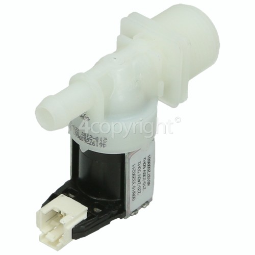 Maytag MDW 710 AGS Cold Water Single Inlet Solenoid Valve : 180deg Protected (push) Connector Tag Pin