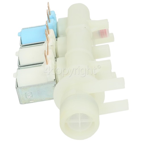 Whirlpool AWG345/4 Cold Water Triple Solenoid Inlet Valve : ELT 90/88 0.2 10Bar 90Deg. 10mm Bore Outlets