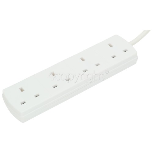 Lyvia 2m 4-Socket 13A Extension Non-Switch Lead