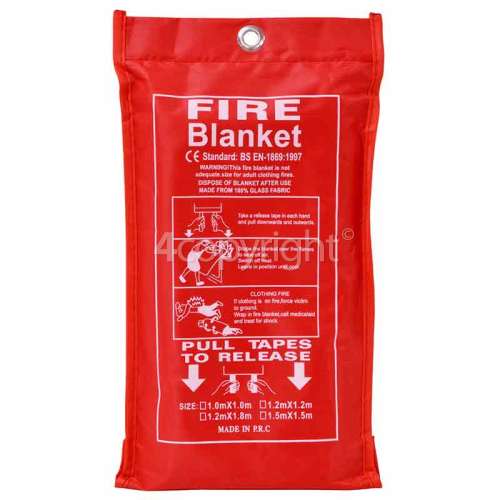 Large 1m Fire Blanket. ( Home Safety ) PPE