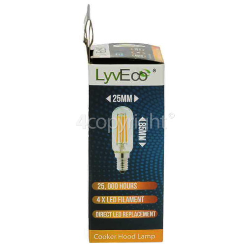 LyvEco 4W Cooker Hood Lamp Ses/E14 220-240V