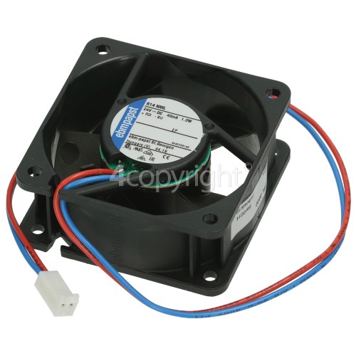AGA 13AMP 2 OVEN (AIMS) Compact Oven Fan Assembly : EBMpapst 614NML-M00 3000rpm 24v DC 40mA 1.0w
