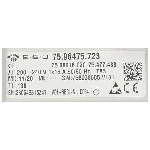 Rangemaster 118400 ELAN DELUXE 90 IND. - BLACK Power Board Add Converter