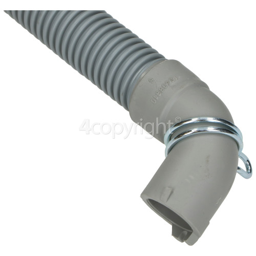 Electrolux EW1200I 2.37mtr. Drain Hose 19mm End With Right Angle End 22mm, Internal Dia.s'