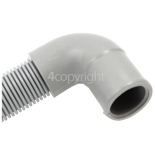 1.5Mtr. Drain Hose Straight 20mm To Right Angle End 20mm Internal Dia.s