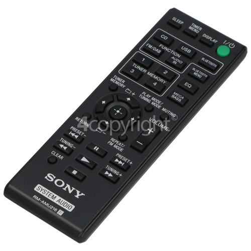 Sony RMAMU216 Remote Control