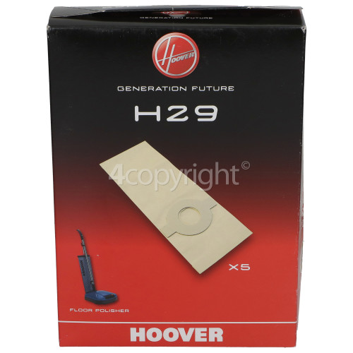 Hoover F2544 H29 Paper Bags (Pack Of 5)