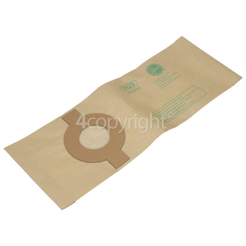 Hoover F2544 H29 Paper Bags (Pack Of 5)