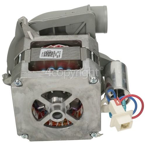 Grundig GDF3200 Recirculation Wash Pump Assembly : Tonlon Motor IC 26225 125w 4uF