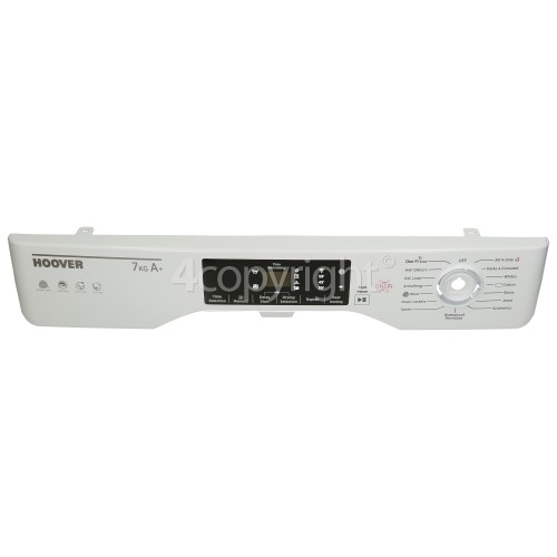 Caple Control Panel Fascia Assembly - White