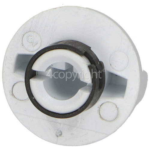 Indesit Thermostat Knob D=6mm Polar Wh