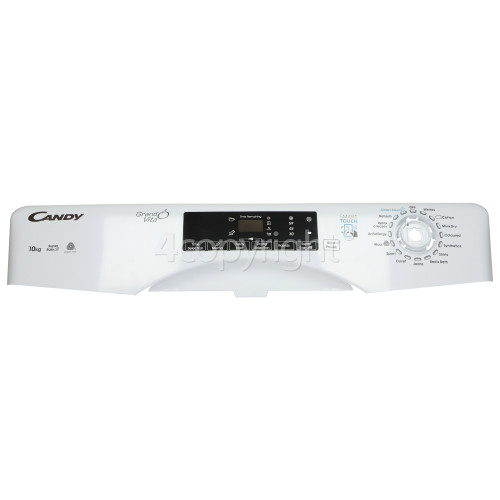 Hoover White Control Panel Fascia Assembly