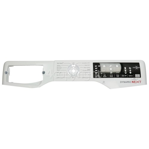 Hoover Control Panel Fascia Assembly - White