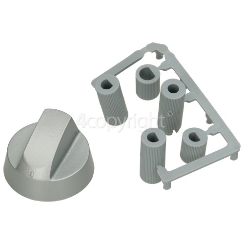 Universal Multifit Cooker Control Knob Silver Spares, Parts
