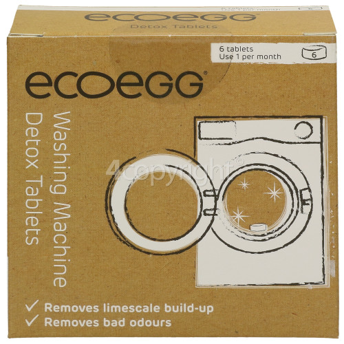 Ecoegg Washing Machine Detox (Limescale Remover) Tablets - Pack Of 6