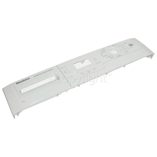 Blomberg Control Panel Fascia Assembly - White