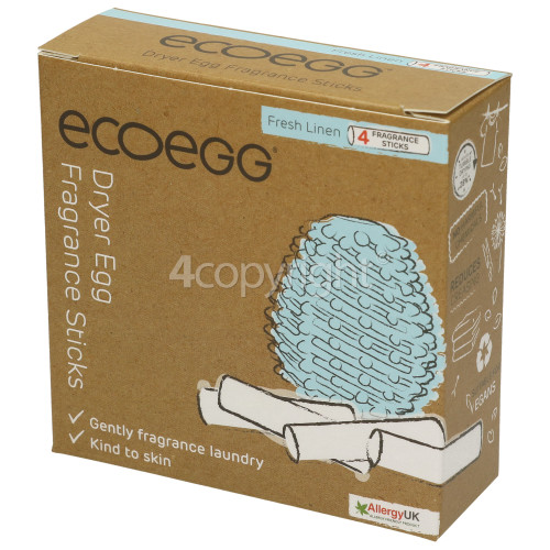 Ecoegg Tumble Dryer Fresh Linen Dryer Egg Fragrance Refill Sticks - 80 Cycles