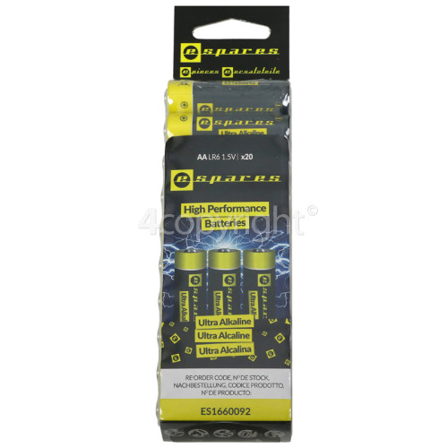 Hoover eSpares Ultra Alkaline AA/LR6 Batteries - Pack Of 20