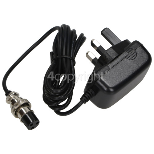 Gtech Charger HT01 Lead Acid - UK Plug : JOD-S-120045BS Input 100-240V 0.2A Output 12V 450mA