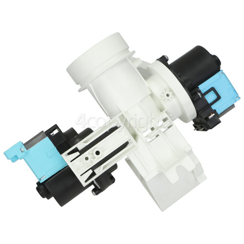 AEG LAV72630-W Double Drain Pump & Filter Assembly : 1. Plaset 63808 124621941 22w / 1. Plaset 63231 124598882 30w