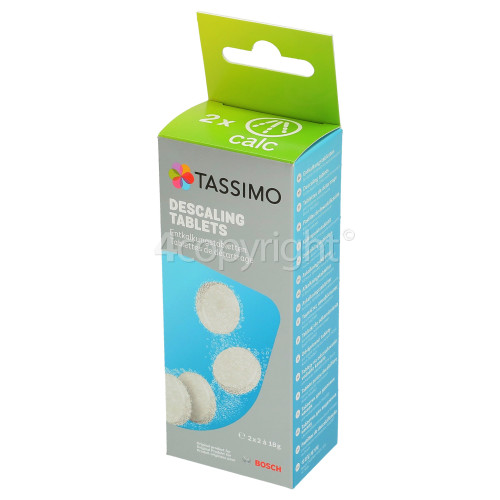 Bosch Tassimo Descaling Tablets www.spares4boschuk.co.uk