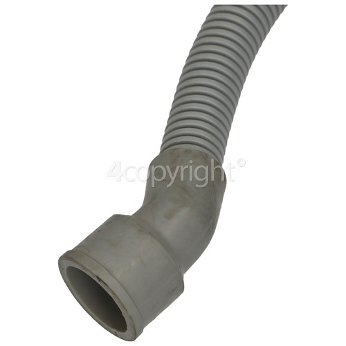 PDW041 700mm. Drain Hose 15mm End With Right Angle End 23mm, Internal Dia.S'