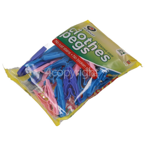 Ecoforce Recycled Clothes Pegs (Pack Of 24)