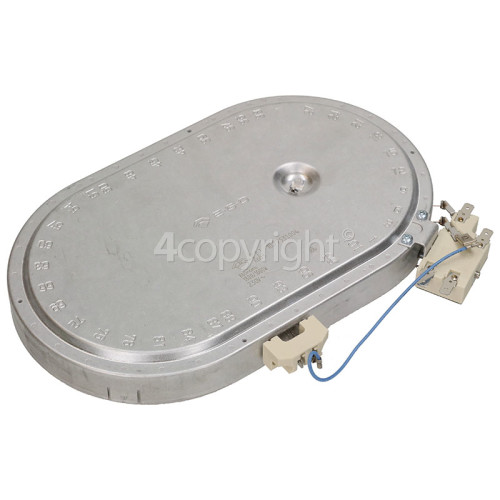 DeLonghi Large Ceramic Hob Hotplate Element - 1800W/1000W