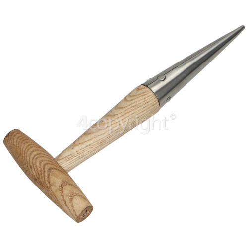 Rolson Stainless Steel Hand Dibber With Ash Handle