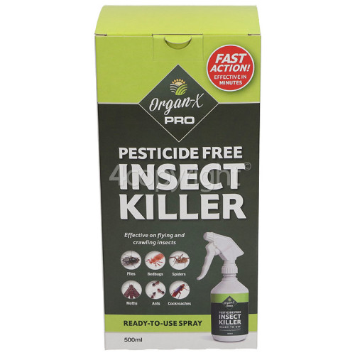 Organ-X Pro Pro Pesticide Free Insect Killer Spray - 500ml (pest Control)