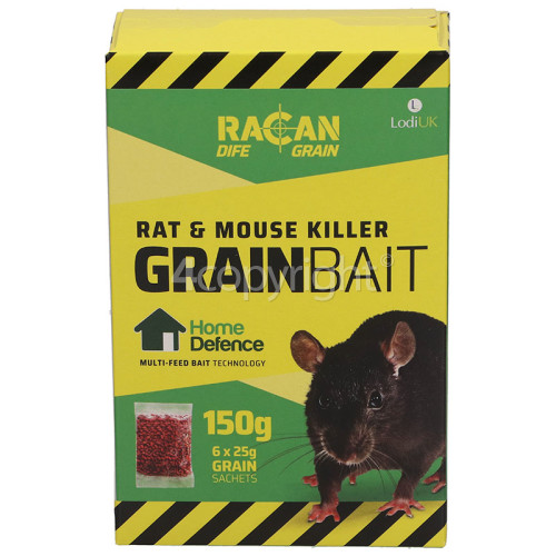 Rat Poison Single Feed Rat & Mouse Killer Poison Bait Blocks Tub 300g