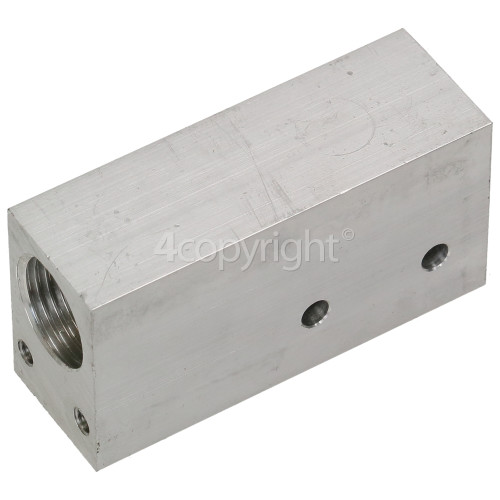 Rangemaster 8483 90 DF/NG FSD Double Oven Cranberry/Chrome Inlet Block